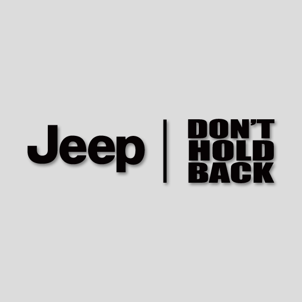 JEEP DON&#039;T HOLD BACK-Cutting